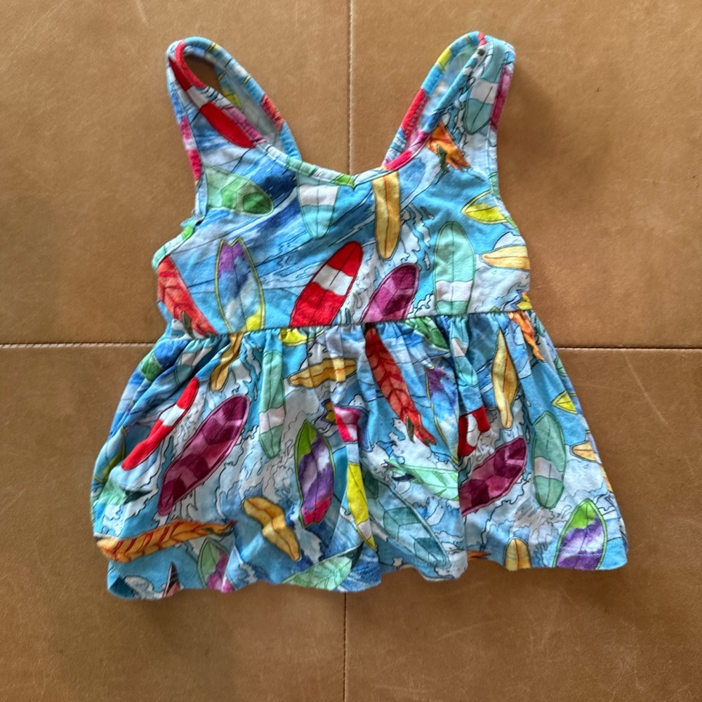 Posh Peanut Viscose Bamboo Tank Top 12-18M